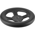 J.W. Winco JW Winco - - Spoked Handwheel With Round Bore - 12.40" Dia x 19mm Bore 19MZ50